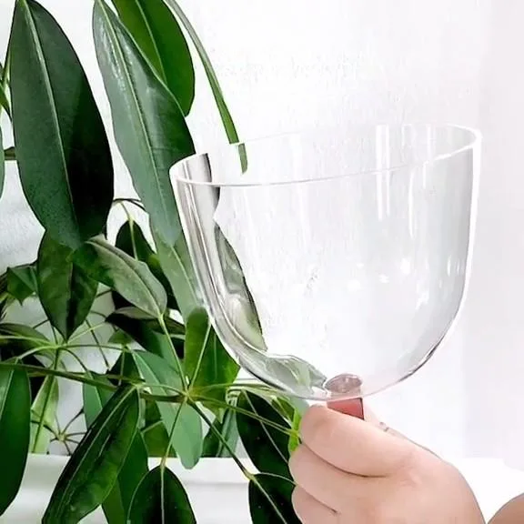透明手持水晶颂钵（修行者）