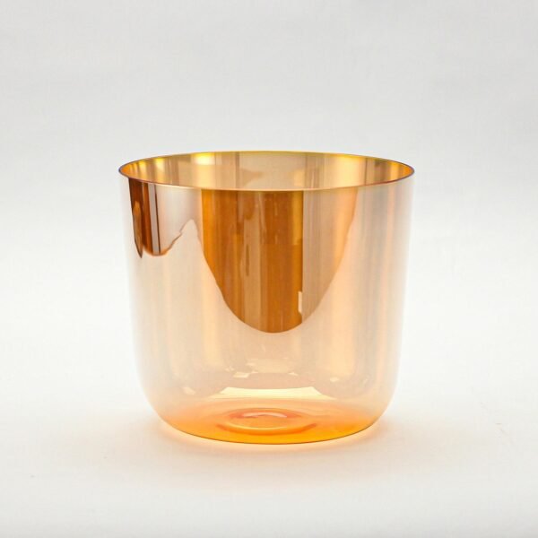 gold brown crystal singing bowl