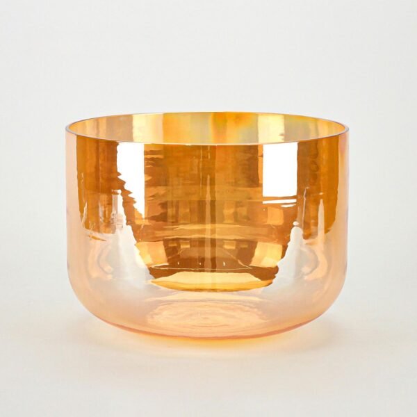 gold brown crystal singing bowl