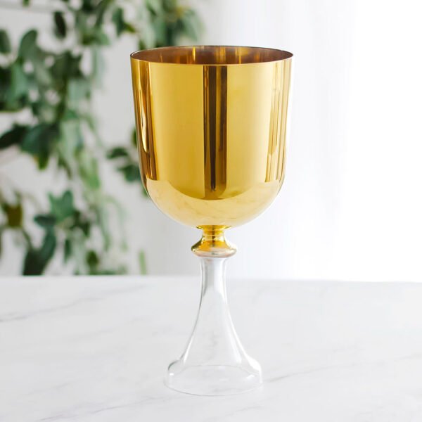 gold plated holy grail chalice