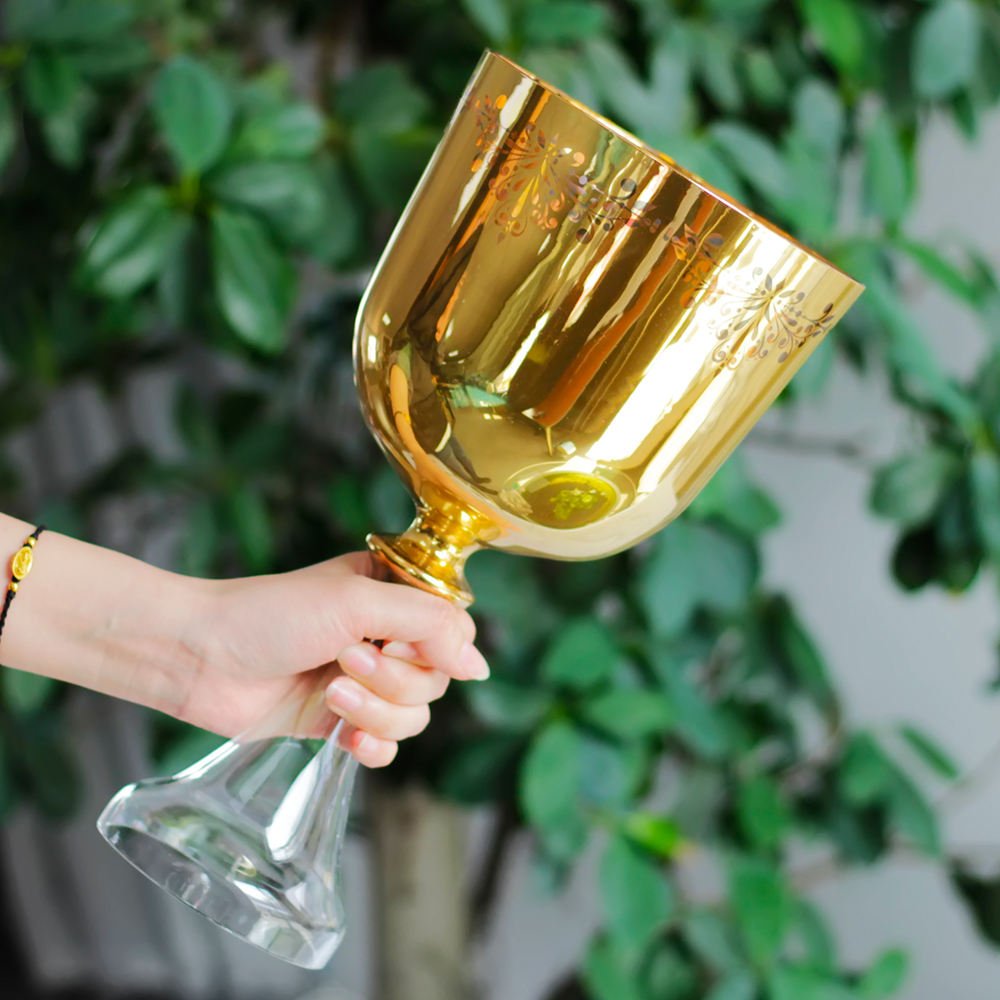 gold plated holy grail chalice with abyss design (copy)