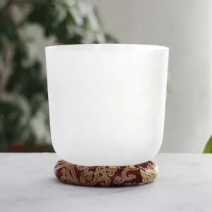 hiekkapuhallettu kristalli äänimalja