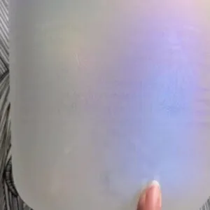 ဒီဇိုင်းဖြင့် sandblast crystal သီဆိုထားသောပန်းကန်