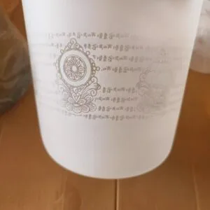 ဒီဇိုင်းဖြင့် sandblast crystal သီဆိုထားသောပန်းကန်