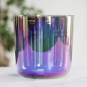 taça para cantar em cristal castanho café iridescente (cópia)
