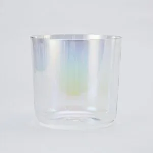 Cuenco tibetano de cristal azul verdoso iridiscente (copia)