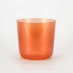 Cuenco tibetano de cristal rosa púrpura iridiscente (copia)
