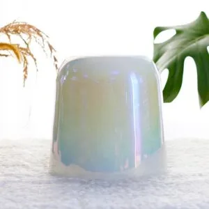 Cuenco cantor de cristal lacado iridiscente y liso (copia)