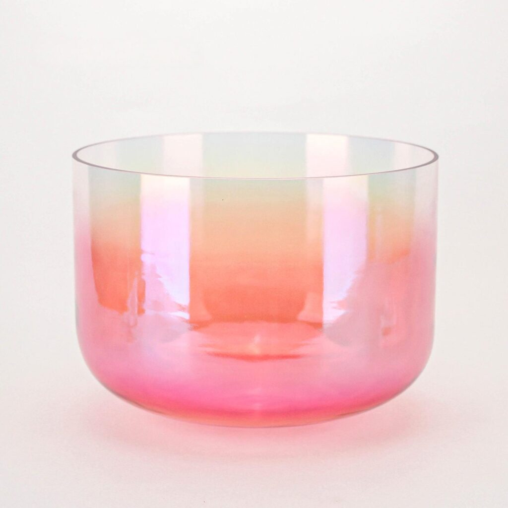 the glass smooth iridescent lacquer crystal singing bowl (copy)