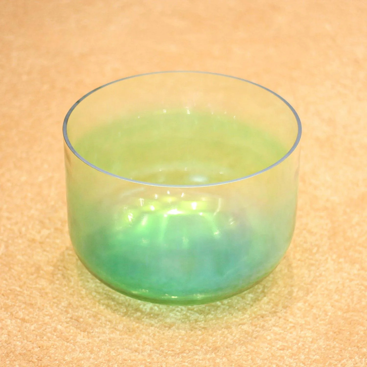 mangkuk nyanyi kristal warna-warni kaca mulus (salinan)