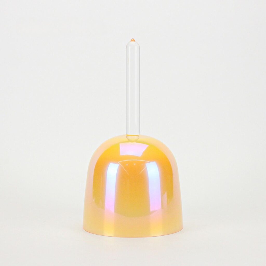 the smooth glide iridescent lacquer handheld crystal singing bowl (practitioner) (copy)
