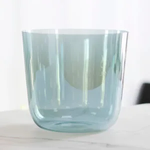 Cuenco tibetano de cristal verde lacado iridiscente "El Sueño Verde" (copia)