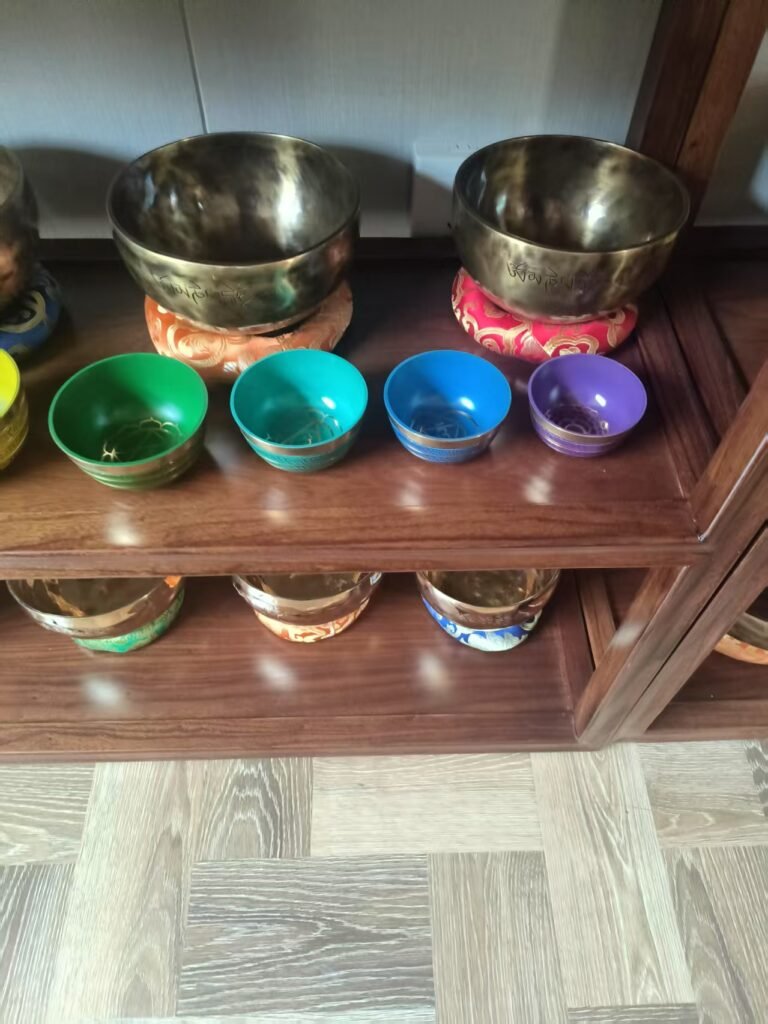 singing bowl display