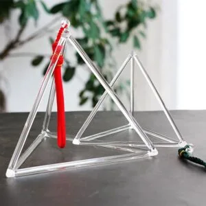 pirámide de cristal