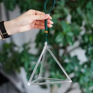 pirámide de cristal