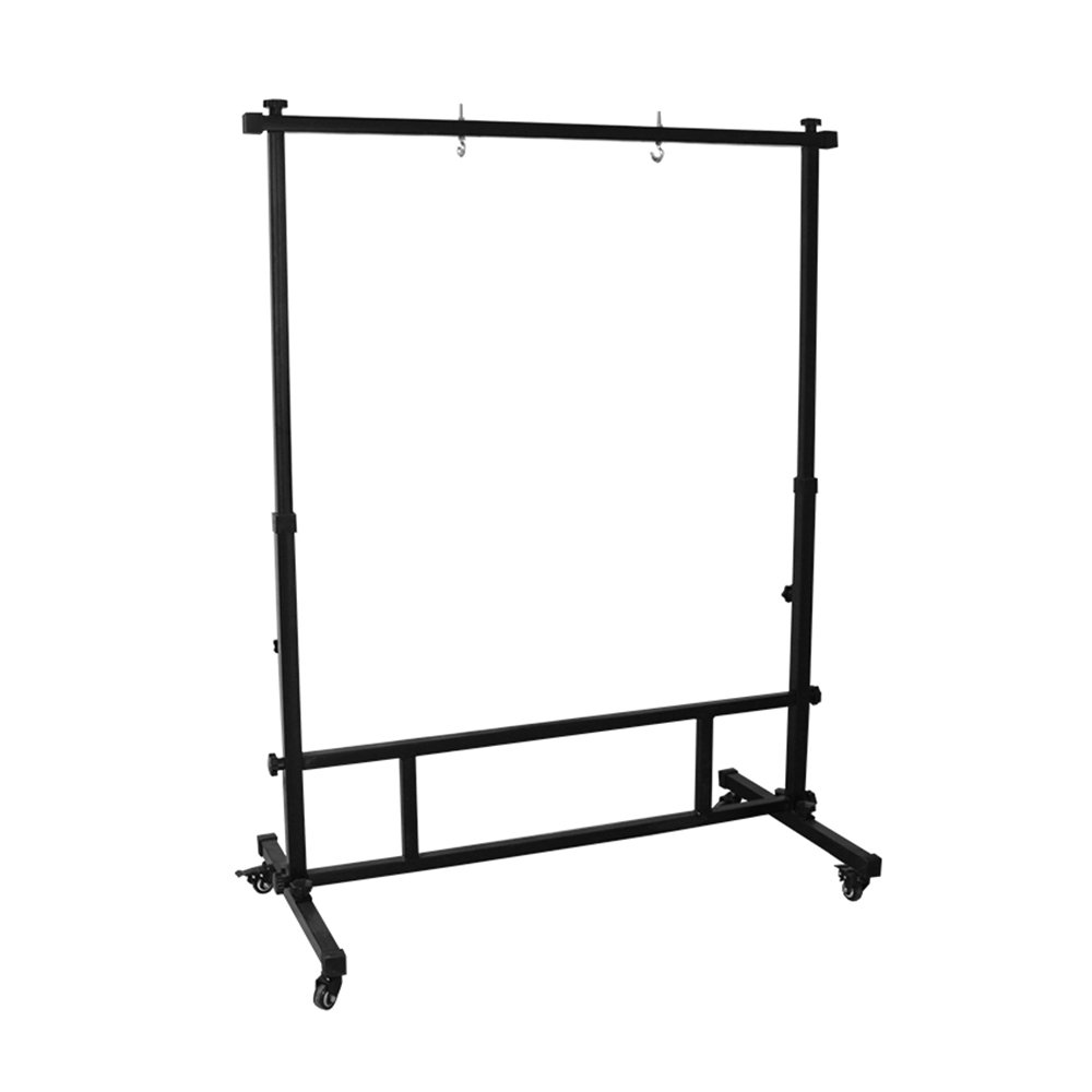 gong stand with wheel