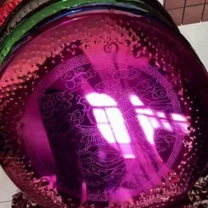 gongo de liga azul com padrão (cópia)