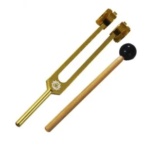 Kovová ladička se 7 čakrami