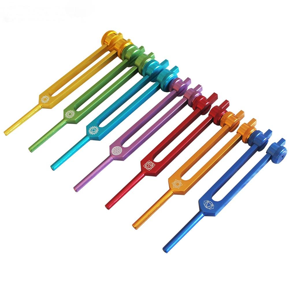 7 chakra metal tuning fork