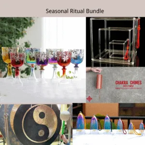 sistema de celebración de la rueda del año del paquete de rituales estacionales