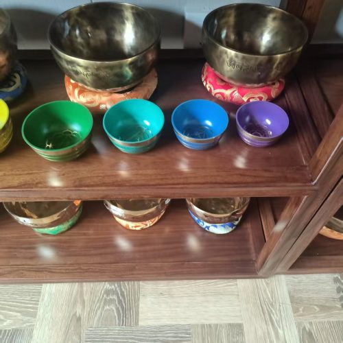 singing bowl display